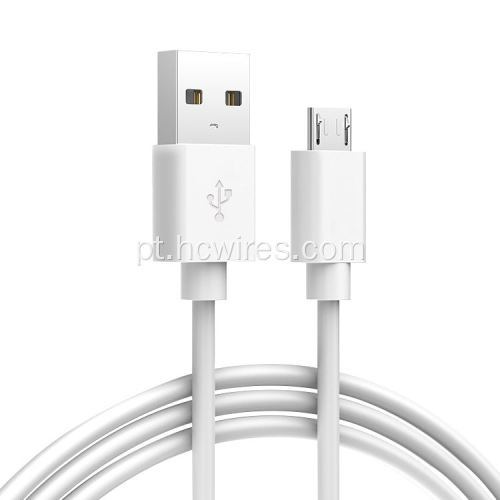 Cabo de carregamento rápido USB para micro celular